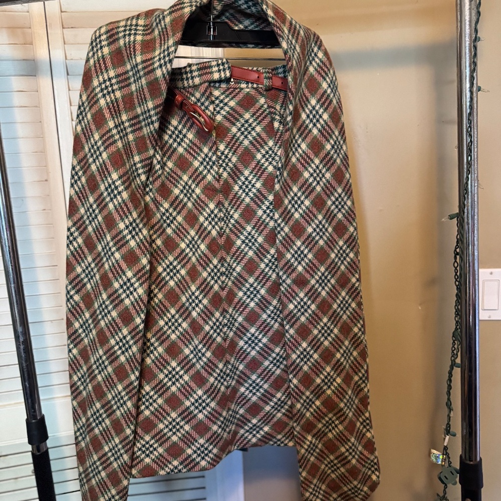 Plaid Pencil Skirt - Picture 4 of 5